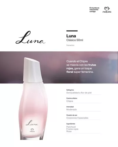 Natura Perfume Femenino Luna Clásico - Tatidenatura