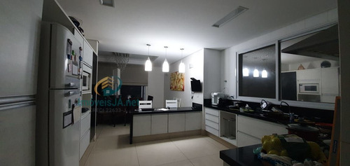 Imagem 23 de 29 de Excelente Casa Á Venda No Condomínio Genesis 1 - 04 Suítes-living Com 03 Ambientes, Área Gourmet C/ Churrasqueira E Pisc - 823