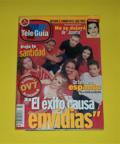 Ov7 Revista Tele Guia Yuri Lola Beltran Selena Thalia Menudo