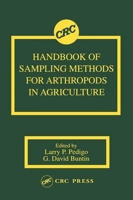 Libro Handbook Of Sampling Methods For Arthropods In Agri...