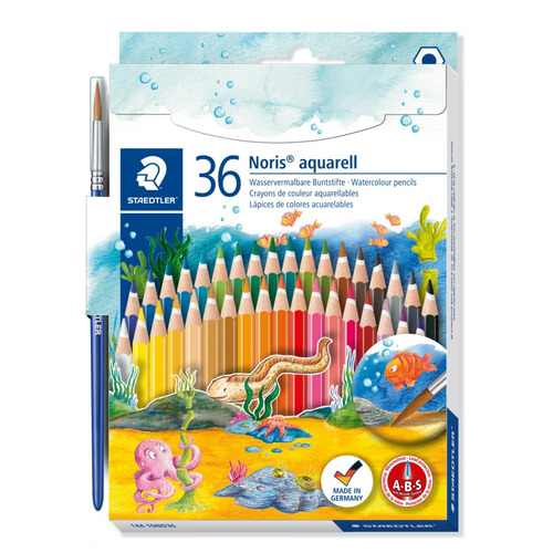 Colores Acuarelables Staedtler Noris Club Aquarell, Caja X36