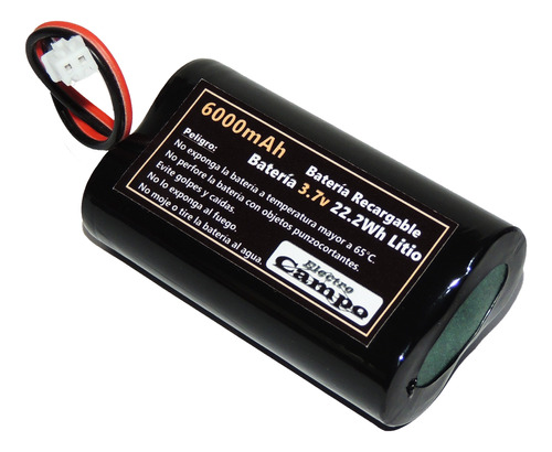 Batería Recargable Para Bocina 3.7v De 6000mah Litio 18650