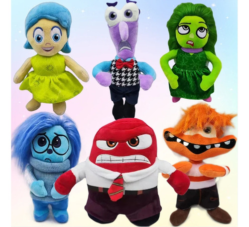 Bonecas Heads Up Dolls Inside Out Brinquedos De Pelúcia Emoj