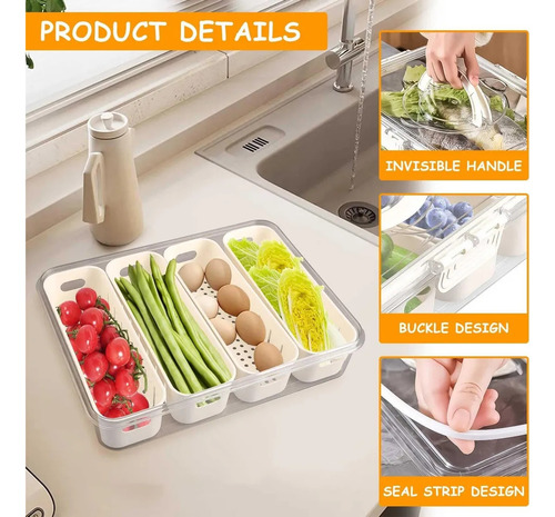Contenedores De Almacenamiento Para Refrigeradores, Bandejas
