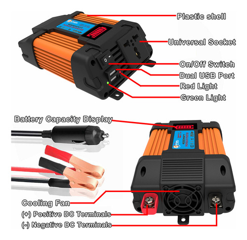 6000w 12v 110v Inversor Panel Solar 30a Kit Controlador