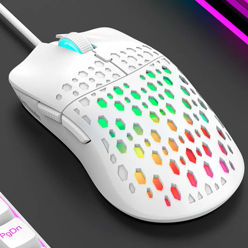 Mouse Gamer Branco Rgb 8000dpi Similar Logitech Rederagon
