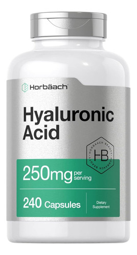 Ácido Hialurónico 250 Mg Horbäach 240 Cápsulas