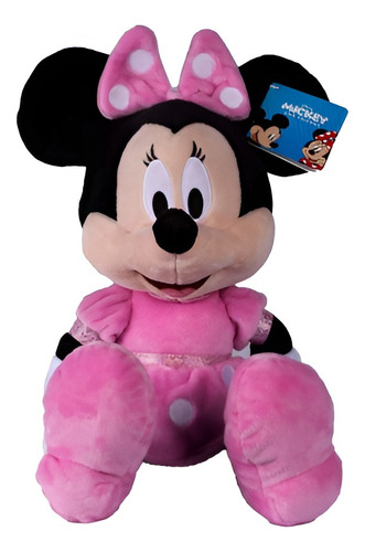 Peluche Minnie Mouse Rosa Pastel 60cm Original Disney 