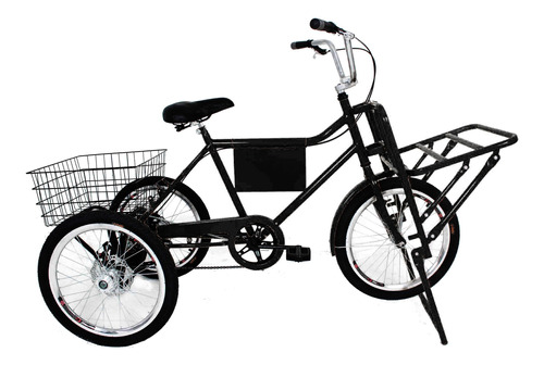 Bicicleta Cargueira Triciclo Com Marchas E Freios A Disco