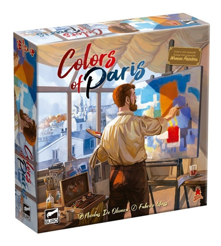 Colors Of Paris Juego De Mesa Buró Gestión De Recursos