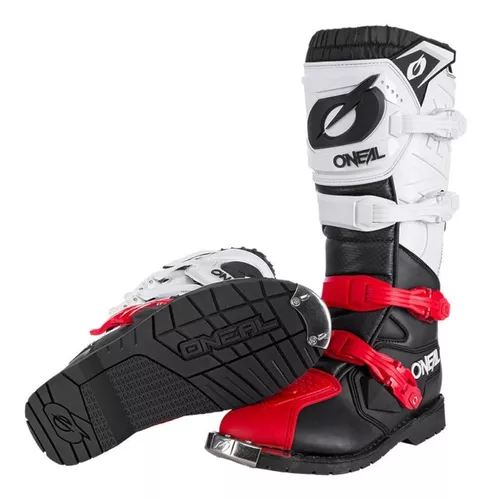 Botas Motocross Enduro Oneal Rider Pro Color Negro Punta Metálica Talla 29  Mx