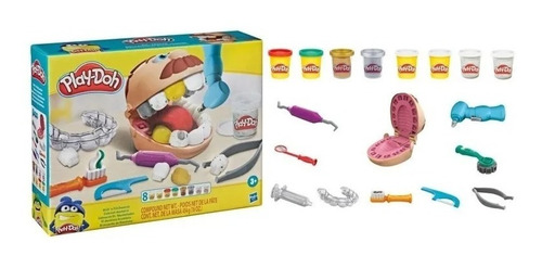 Imagen 2 de 8 de Play-doh El Dentista Bromista Masa B5520 Hasbro Original