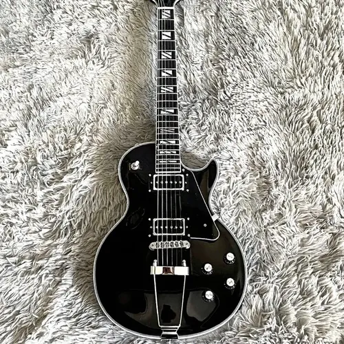 【希少】Gibson Les Paul traditional P90 Guitarra Gibson Les Paul P90 Custom Black Gloss Handmade