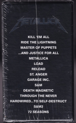 Metallica Discografia Completa 21 Cds Bootleg Box Set Nuevo