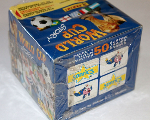 Caja Sellada Barajitas World Cup Story 1990 Perfecto Estado