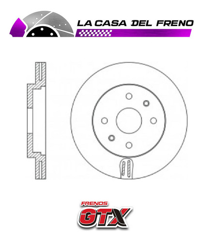 Par Disco Freno Del Renault Captur 1.2 2013-2019 H5f403-j5m0
