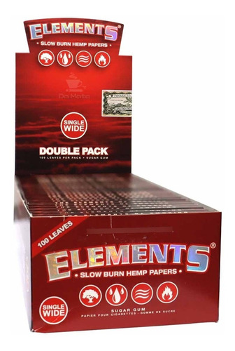Caixa Elements Red Double Pack  - Tabacaria Atacado Original