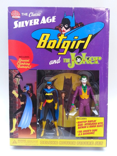 The Classic Silver Age Batgirl & The Joker Figuras Dc Direct