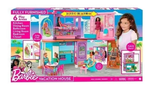 Barbie Casa Em Malibu - Fxg57 - Mattel