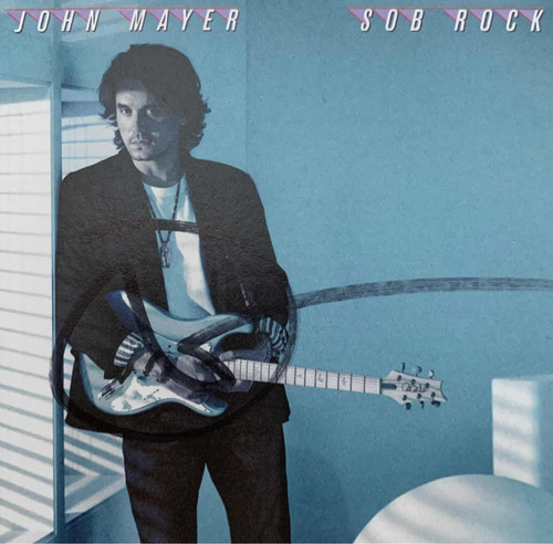 Cd Sob Rock Con Art Card Autografiado John Mayer Sold Out