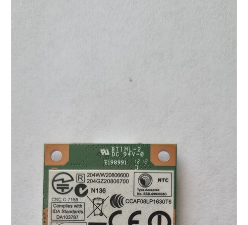 Tarjeta De Red Inalambrica Acer Aspire Z3771 (Usado)