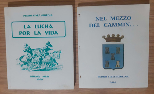 Lote X 2 Libros De Pedro Vives Heredia 