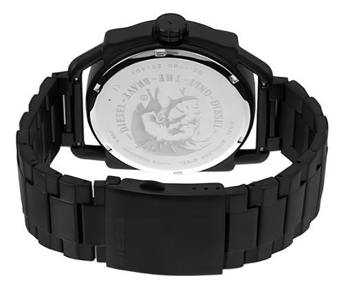 Relógio Diesel Mega Chief Dz4318 Black Vidro Camaleão