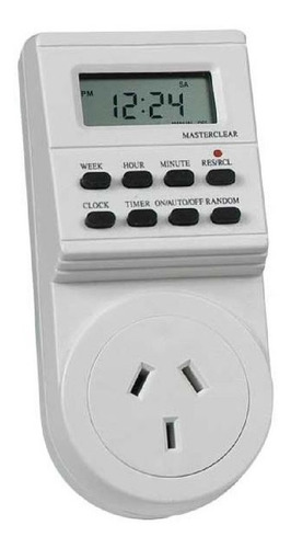 Timer Programable Digital Enchufable Vidriera Heladera 10a