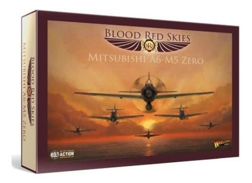 Japanese A6-m5 Zero Squadron Blood Red Skies Warlord Games