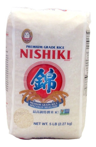 Imagen 1 de 1 de Arroz Para Sushi Nishiki Premium 2.27 Kg Musenmai