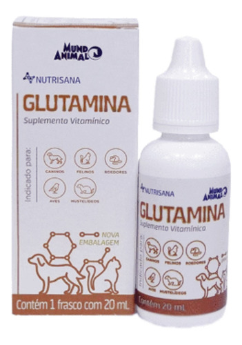 Nutrisana Glutamina Suplemento Vitamínico 1 Frasco De 20 Ml