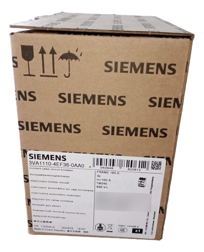 Interruptor Automático Siemens 3va1110-4ef36-0aa0