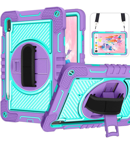 Funda Tablet Samsung Galaxy Tab S8+ 12.4 2022 / X800 - X806 Lila