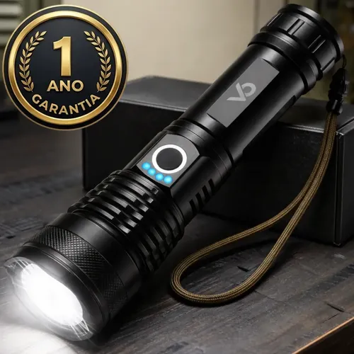 Lanterna Tática Voxo T9 Recarregável