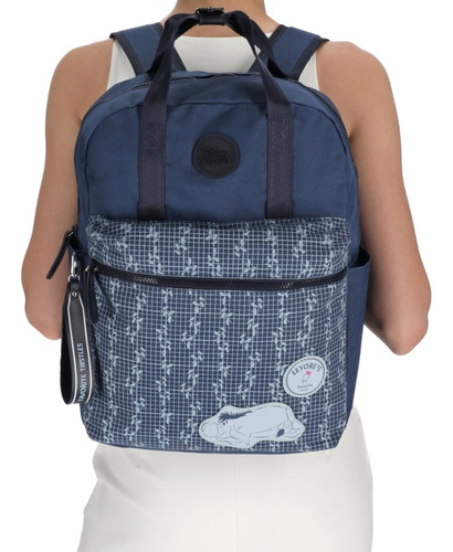 Mochila Mujer Winnie The Pooh W Capsule Marino Hbsumaticw Color Azul Marino