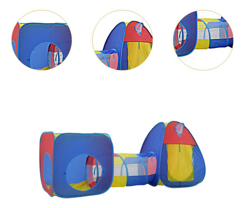 Juega Carpa, Túnel Y Tienda De Campaña, Juego De