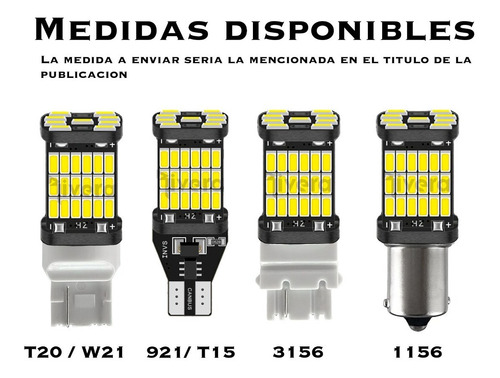 Rt Luz Reversa Led Tipo Xenon Hid 1156 Seat Ibiza 2009