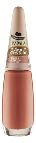 Kit 6 Esmaltes Manicure 7,5ml Ana Castela Pincel Flat Impala Cor Segura A Fivela