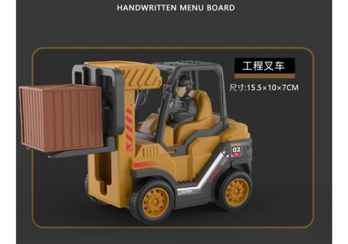 Pull And Go Engineering Car Press Vehicle Developing Hands