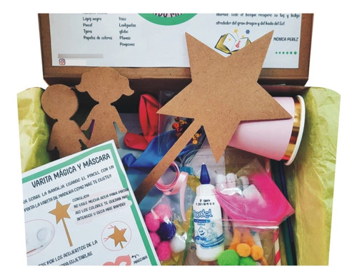 2 Set De Arte Caja De Actividades Niños Kit Creativo Hadas