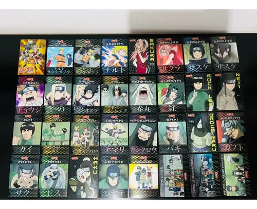 Coleção 32 Cards Naruto Ninja Ranks Panini | MercadoLivre