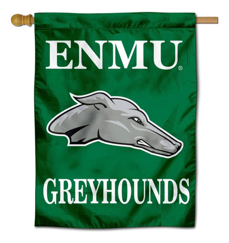 Greyhounds De Eastern New Mexico Bandera De Casa De Dob...