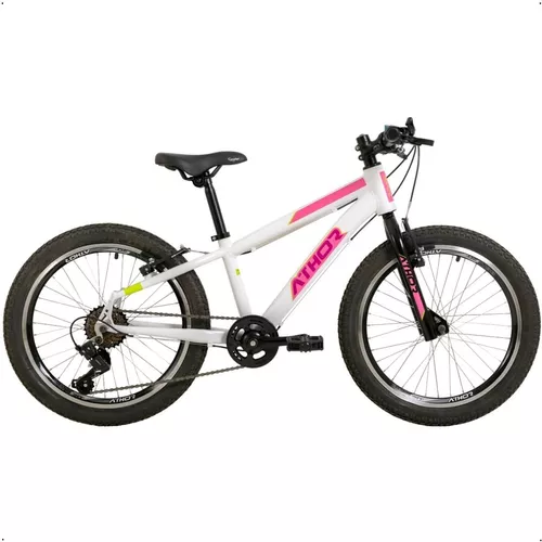 Bicicleta Aro 20 Quadro Freio V-Brake Cross Bike Edition Aço Creme