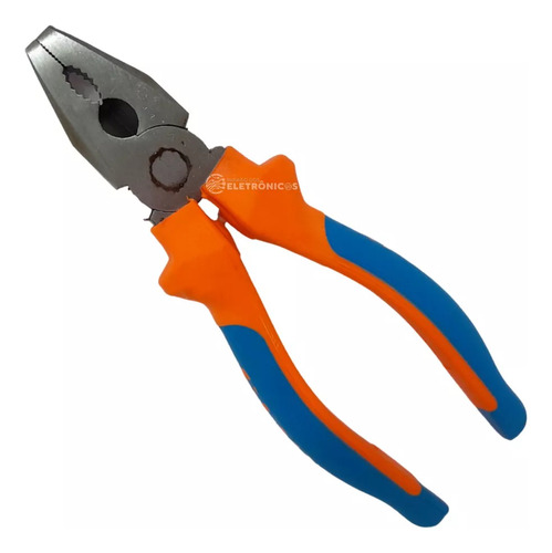 Alicate Universal Aço Carbono Polido 6' Antiderrapante