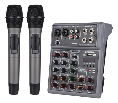 comprar Mezclador De Audio Bt Mixer Power Channel Effects Mixer Phan