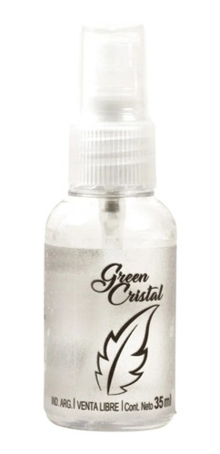 Líquido Limpia Cristales Orgánico 35ml Green Cristal