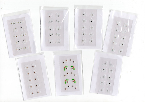 Kit 20 Cartelas Adesivos Unhas Decoradas Películas Artesanal