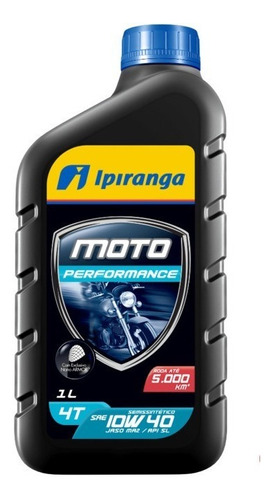 Kit 12 Ipiranga 10w40 Sl Moto Performance 4t Semissintéti 1l