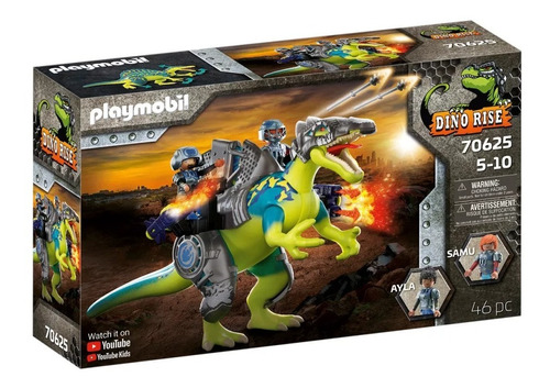 Playmobil 70625 Dino Spinosaurio Doble Poder De Defensa