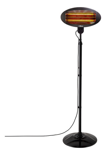 Imagen 1 de 5 de Calefactor Exterior Liliana Pie Pared Cipie2000 2000w 3 Niv